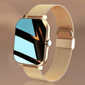 569821807 Women Smart watch Men 1.69" Color Screen Full touch Fitness Tracker Bluetooth Call Smart Clock Ladies Smart Watch Women
