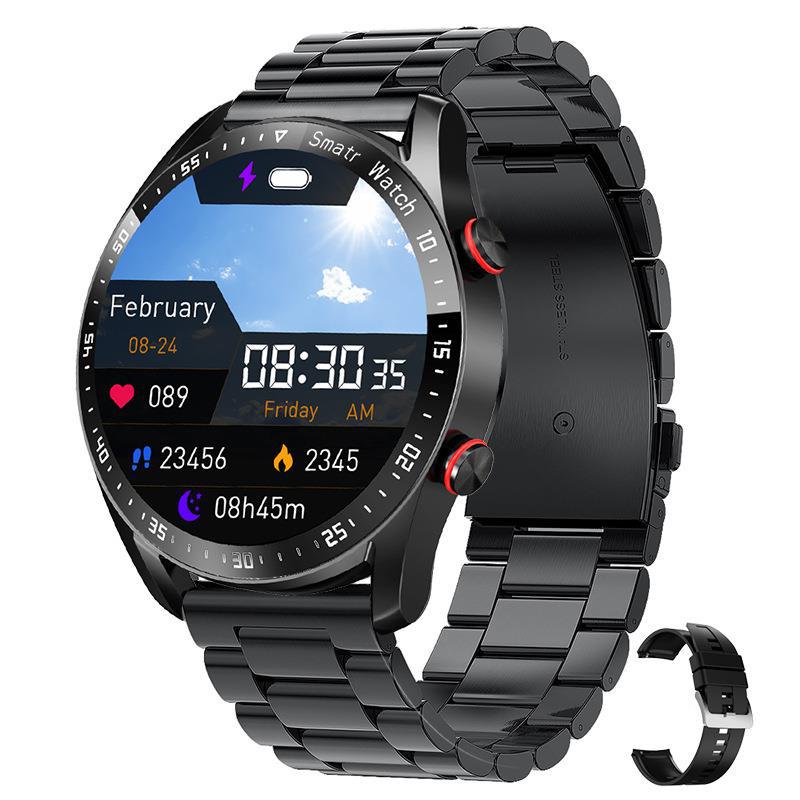 HW20 Smart Watch ECG+PPG Business Stainless Steel Strap 1.46 Large Screen Bluetooth Call Smart Watch - Image 6